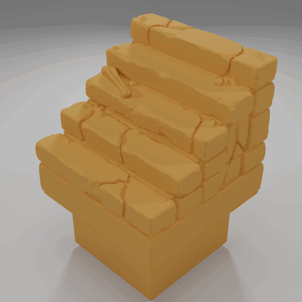 Stair 1 - The Ultimate Dungeon - Dungeon Blocks - UD-021-NL