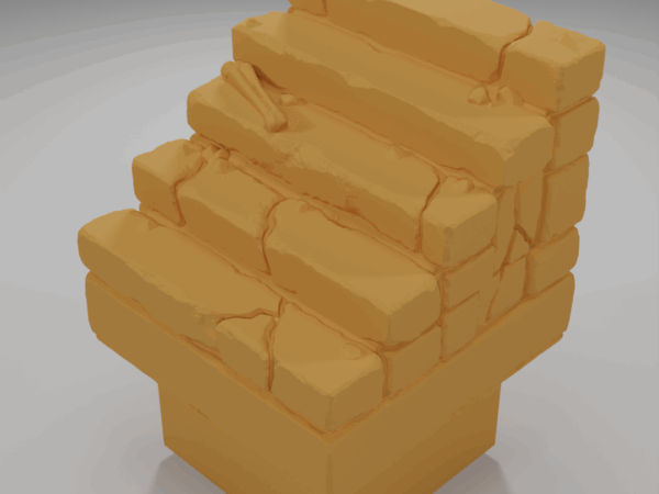 Tall Wall 2 - Mediaval Town Part 1 - Dungeon Blocks - MT-092