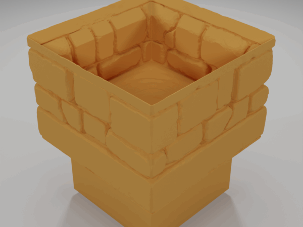 Ground Symbol Fire - The Ultimate Dungeon - Dungeon Blocks - UD-050-NL