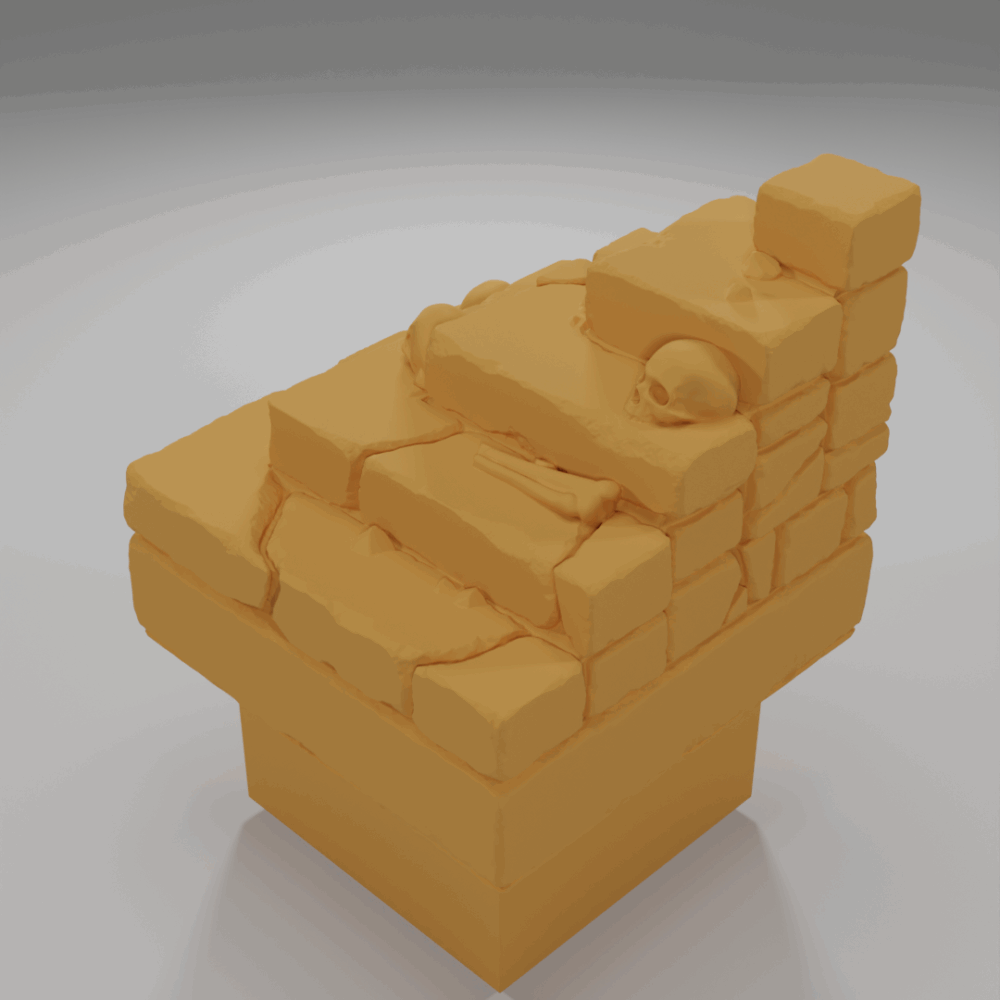 Stair Angle - The Ultimate Dungeon - Dungeon Blocks - UD-024-NL