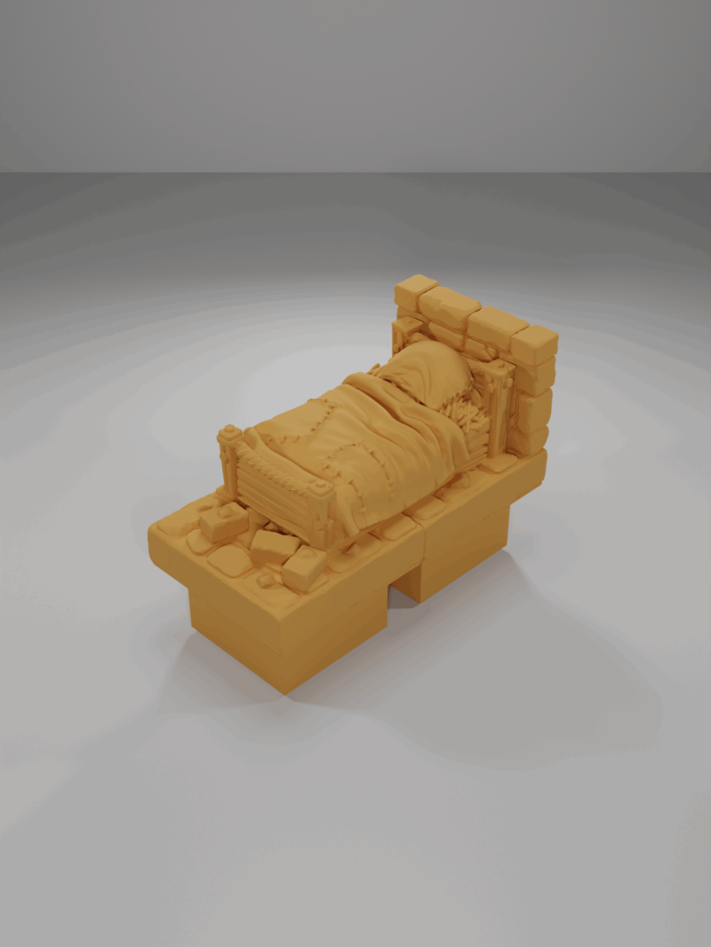 Bed 1 - The Ultimate Dungeon - Dungeon Blocks - UD-027-NL