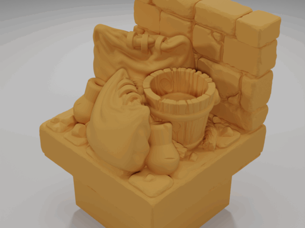 Wall Wood Ground - The Ultimate Dungeon - Dungeon Blocks - UD-040-NL