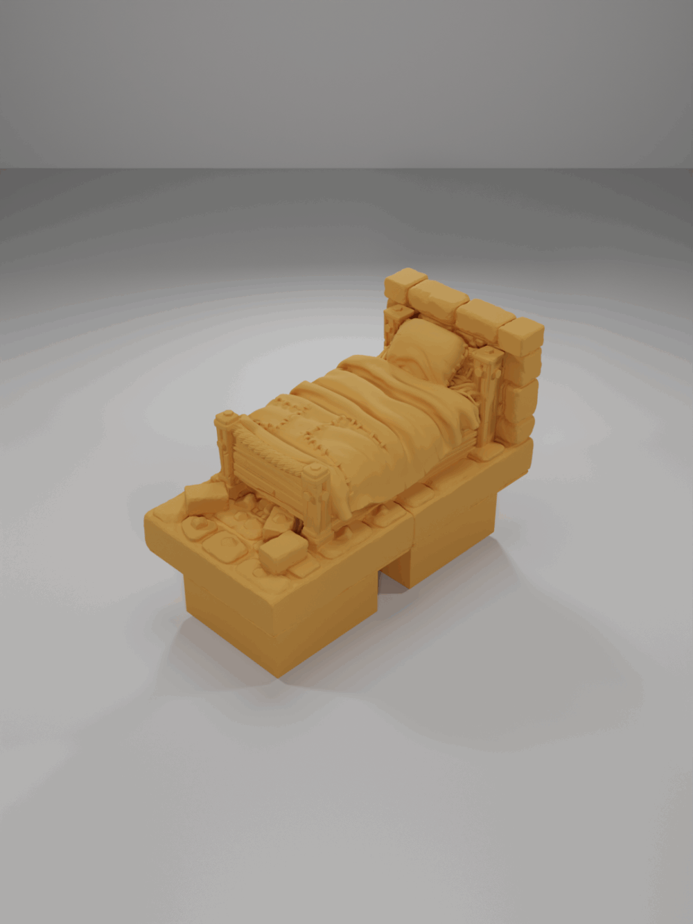Bed 2 - The Ultimate Dungeon - Dungeon Blocks - UD-030-NL