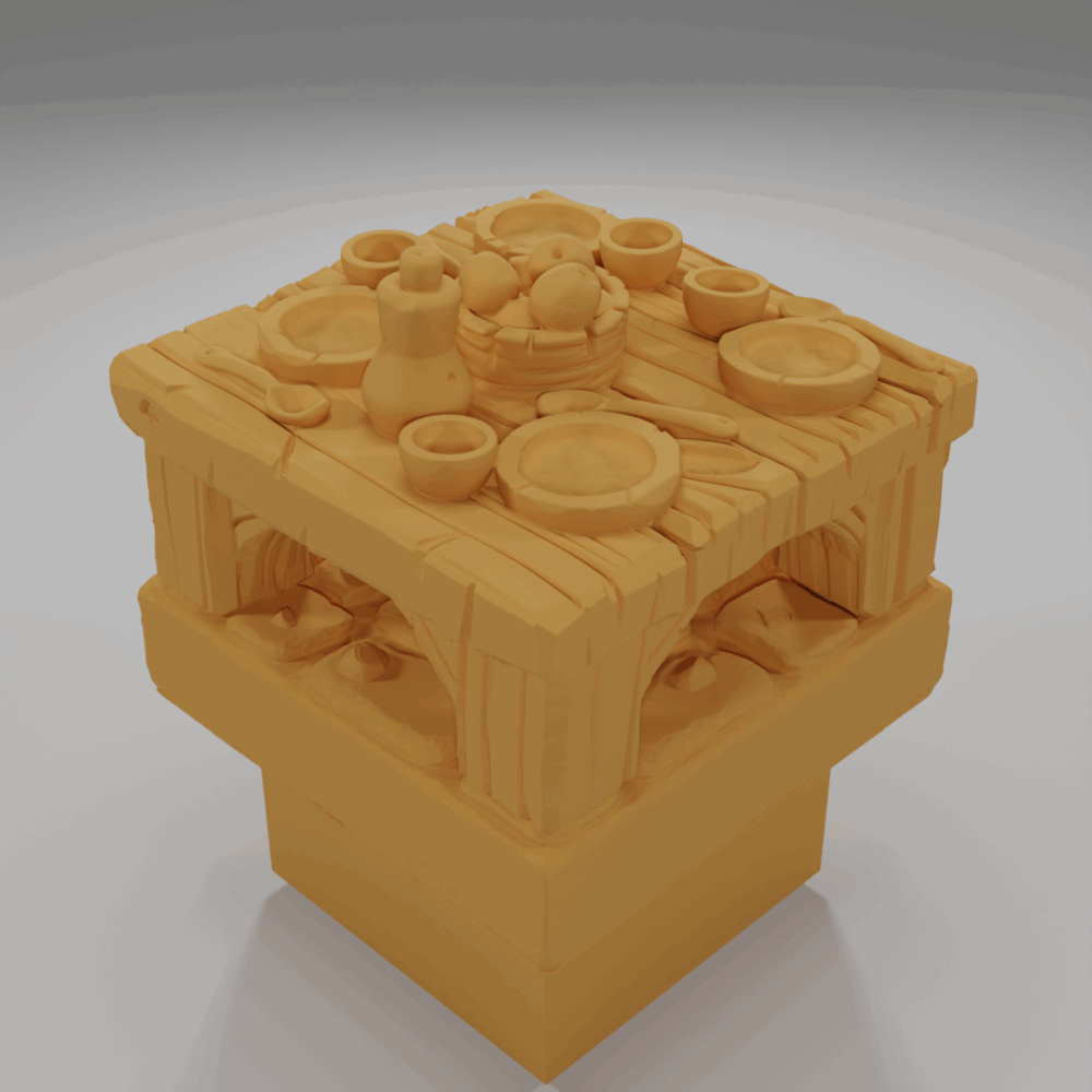 Ground Table Full - The Ultimate Dungeon - Dungeon Blocks