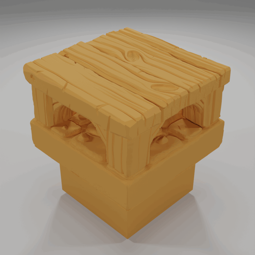 Ground Table Empty - The Ultimate Dungeon - Dungeon Blocks - UD-032-NL