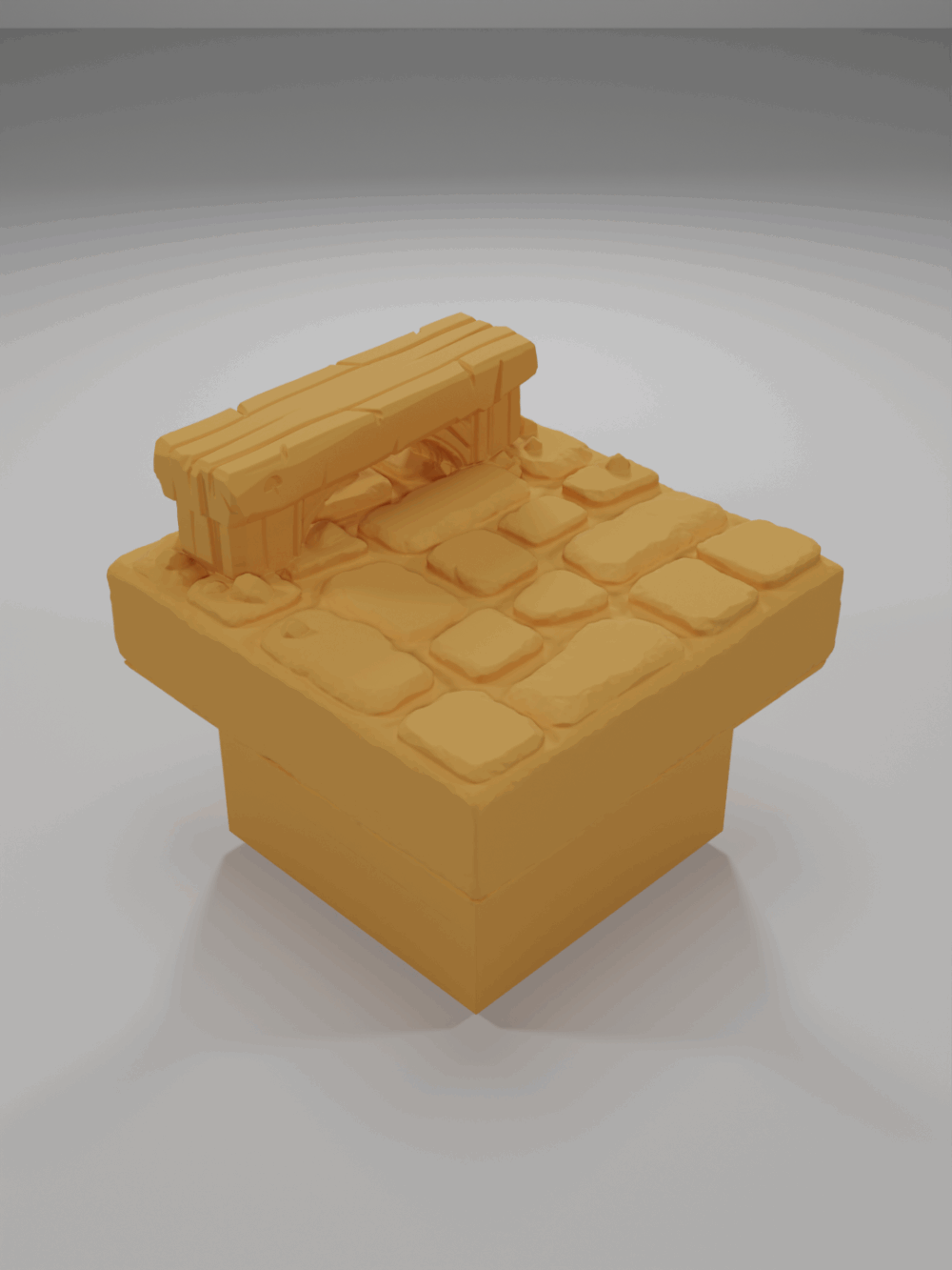 Ground Bench - The Ultimate Dungeon - Dungeon Blocks - UD-033-NL