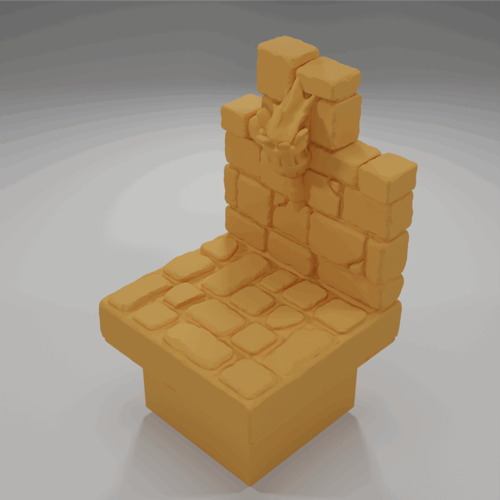 Torch Basic - The Ultimate Dungeon - Dungeon Blocks - UD-036-NL