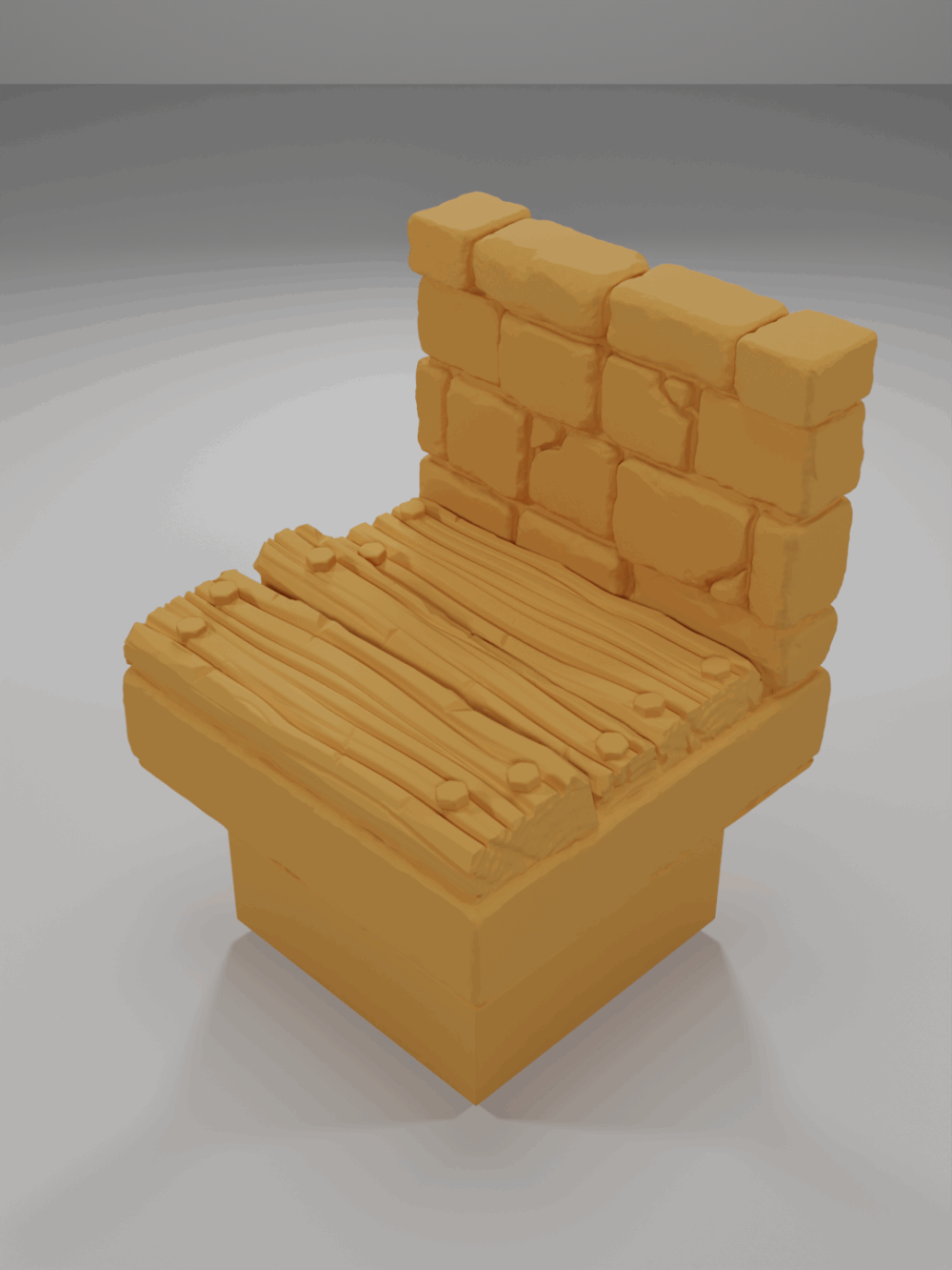 Wall Wood Ground - The Ultimate Dungeon - Dungeon Blocks - UD-040-NL