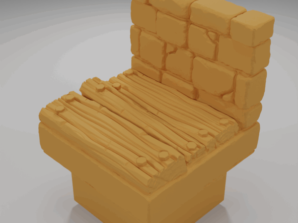 Wall Wood Ground - The Ultimate Dungeon - Dungeon Blocks - UD-040-NL