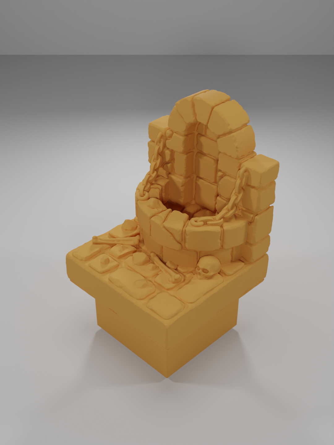 Fountain Empty - The Ultimate Dungeon - Dungeon Blocks - UD-041-NL