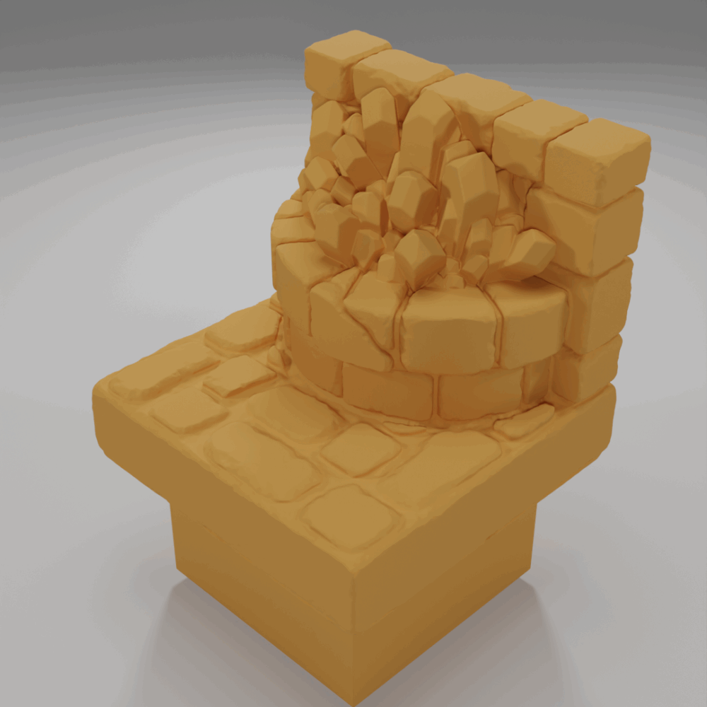 Fountain Crystal - The Ultimate Dungeon - Dungeon Blocks - UD-042-NL