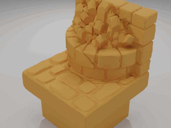 Wall Debris- The Ultimate Dungeon - Dungeon Blocks - UD-009-NL