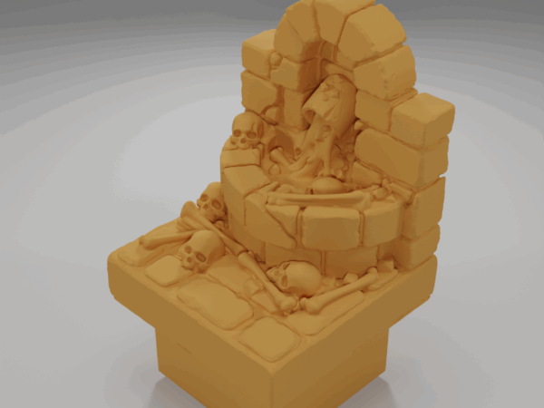 Ground Symbol Fire - The Ultimate Dungeon - Dungeon Blocks - UD-050-NL