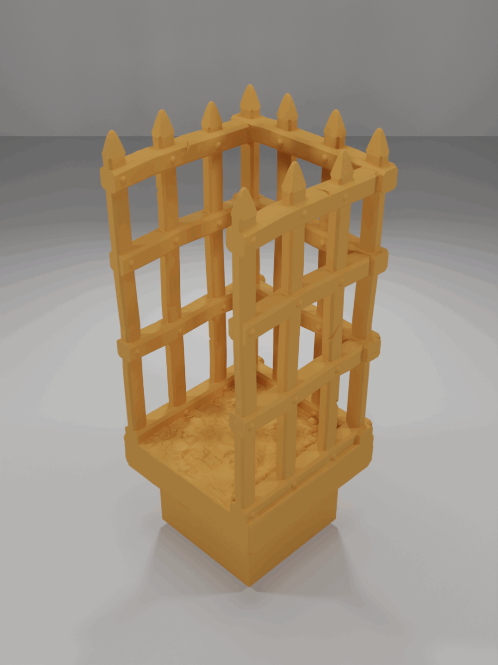 Prison Cell U-shaped - The Ultimate Dungeon - Dungeon Blocks - UD-059-NL