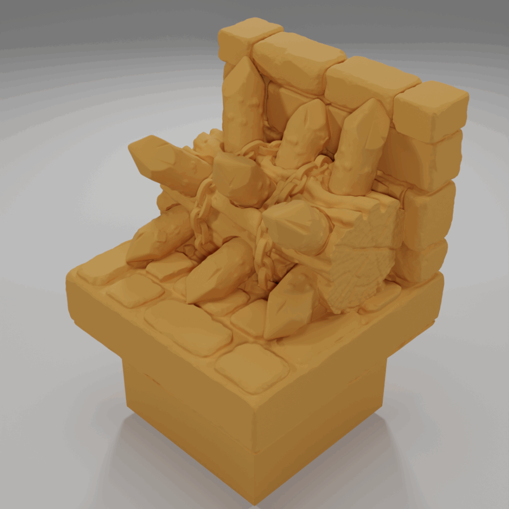 Wall Woorden Trap - The Ultimate Dungeon - Dungeon Blocks