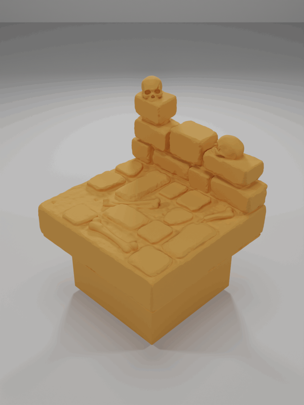 Small Wall Skulls 1 - The Ultimate Dungeon - Dungeon Blocks - UD-069-NL