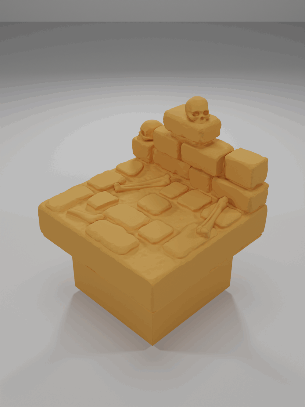Small Wall Skulls 2 - The Ultimate Dungeon - Dungeon Blocks - UD-070-NL