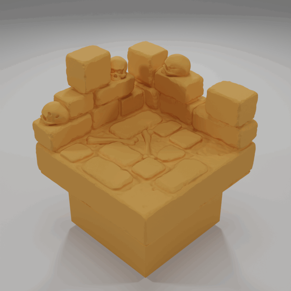 Small Angle Skulls - The Ultimate Dungeon - Dungeon Blocks