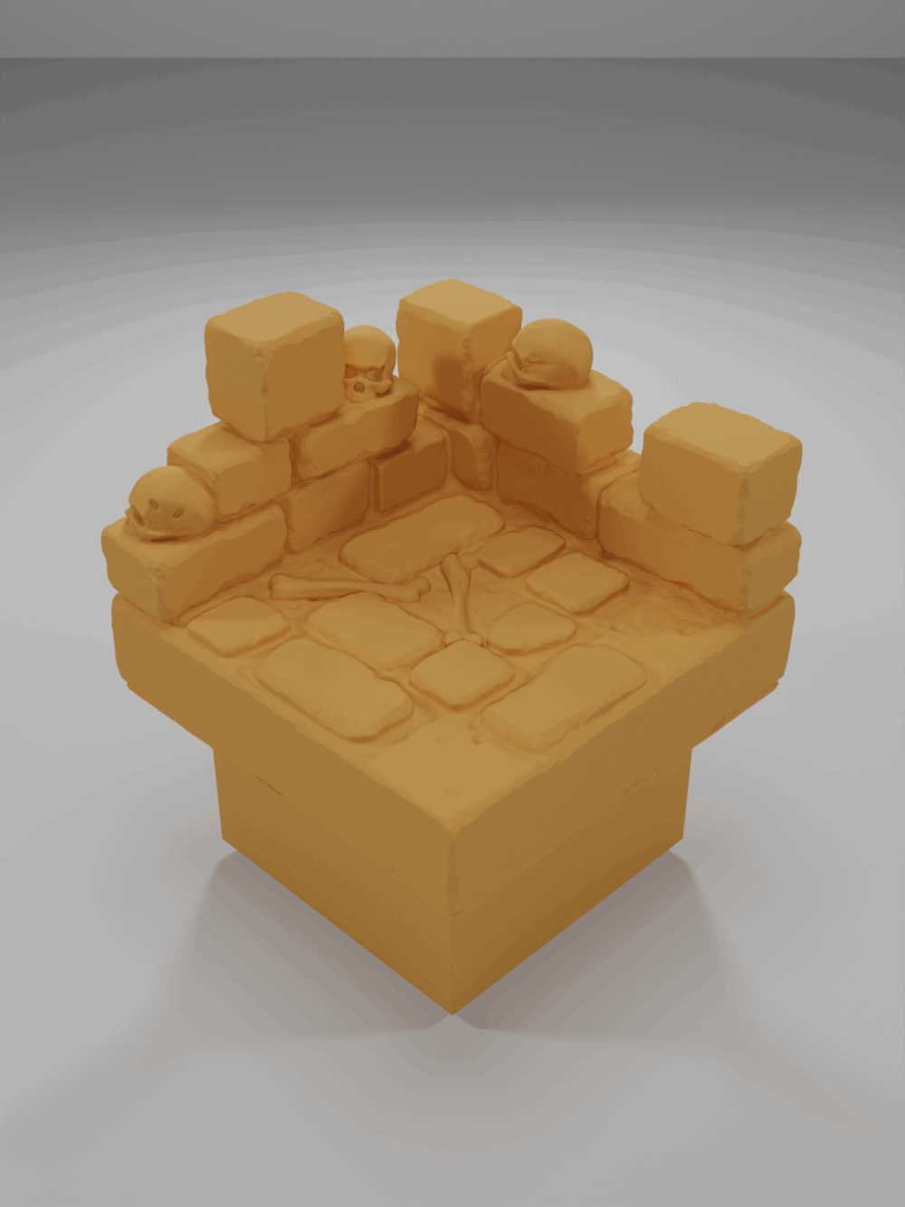 Small Angle Skulls - The Ultimate Dungeon - Dungeon Blocks - UD-071-NL
