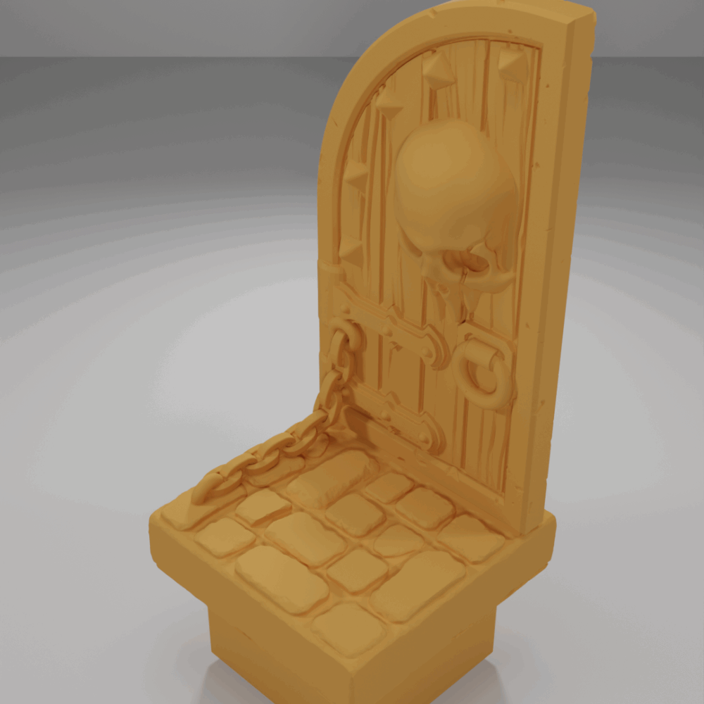 Double Door Left - The Ultimate Dungeon - Dungeon Blocks - UD-082-NL