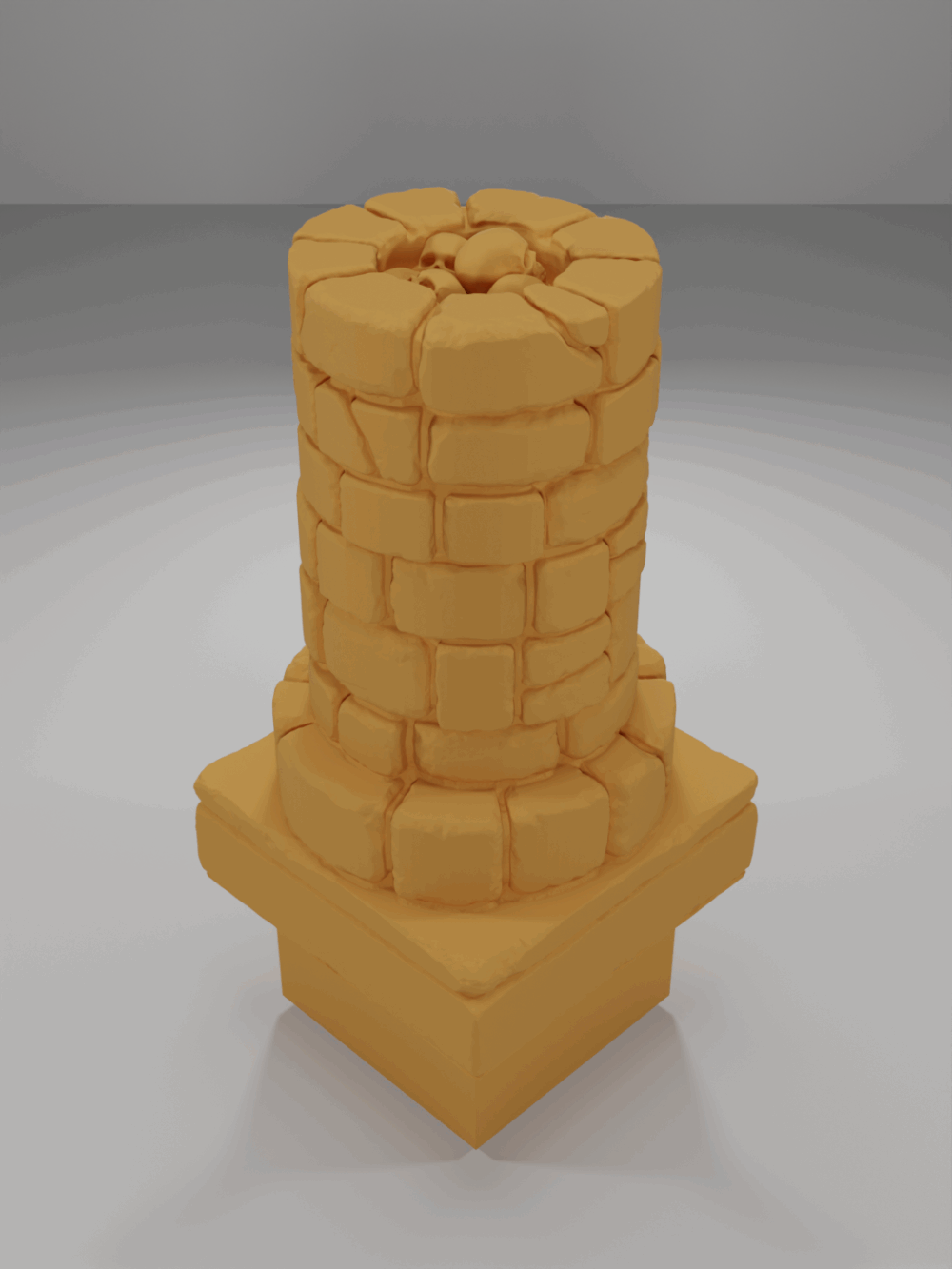 Column Skulls - The Ultimate Dungeon - Dungeon Blocks - UD-087-NL