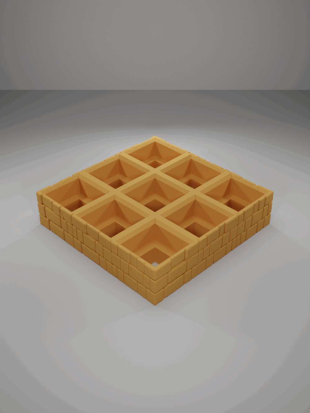 Level Grid 3x3 - The Ultimate Dungeon - Dungeon Blocks - UD-933