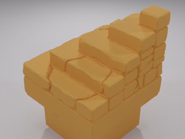 Stair Angle Without Bones - The Ultimate Dungeon - Dungeon Blocks